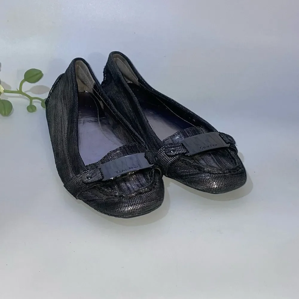 Elegant Calvin Klein Black Women's Flats 6